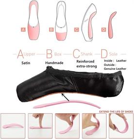 img 2 attached to Nexete Professional Women's Athletic Vanassa Ballet Dancing Shoes