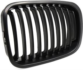 img 2 attached to 🚗 uxcell Matte Black Kidney Grille for BMW 3 Series E46 320i 325i 328i 330i Sedan (98-01) - Upgrade Your Car's Look!