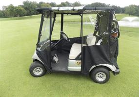 img 3 attached to Portable & Drivable 4-Sided Premium Golf Cart Cover for Yamaha Drive and Drive 2