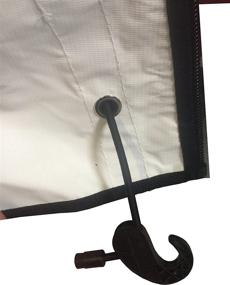 img 1 attached to Portable & Drivable 4-Sided Premium Golf Cart Cover for Yamaha Drive and Drive 2