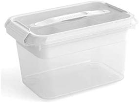 img 2 attached to Organize with Style: Latchmate White Storage Box by Recollections, 6.2 Qt.