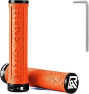 🚲 rockbros double lock-on bike handlebar grips: ergonomic non-slip rubber hand grip for mtb, scooter, bmx & more logo