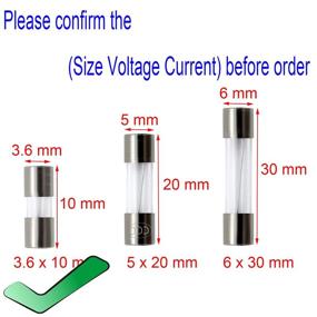 img 2 attached to 💡 ZUPAYIPA 125V Fast-Blow Glass Fuses