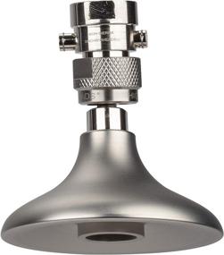 img 3 attached to High Sierra's Half Dome All Metal Shower Head: Luxury Bathrooms with Trickle Valve and Brushed Nickel Finish
