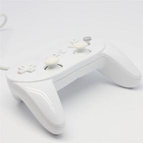 img 1 attached to 🎮 Enhanced Pro Controller Gamepad Joystick for Nintendo Wii Game Remote - SQDeal Classic (White)