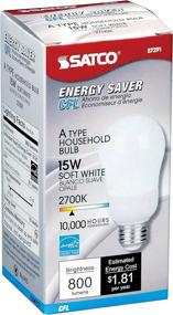 img 1 attached to 💡 Satco S7291: Efficient 15 Watt Equivalent Incandescent Light Bulb