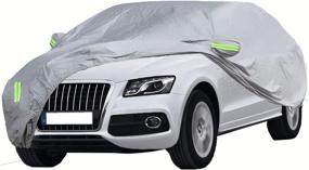 img 4 attached to 🚗 ELUTO Waterproof SUV Car Cover - All Weather Full Car Covers for Outdoor and Indoor Use - Breathable and Scratch Resistant - Provides UV Protection - Fits up to 191'' (191''L x 75''W x 73''H)