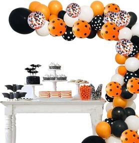 img 4 attached to Halloween Balloons Arch Garland Kit Event & Party Supplies