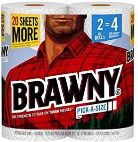 img 4 attached to 🧻 Бумажные полотенца Brawny - 120 листов, 2-х слойные, 2 упаковки