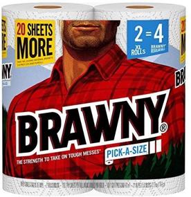 img 3 attached to 🧻 Бумажные полотенца Brawny - 120 листов, 2-х слойные, 2 упаковки