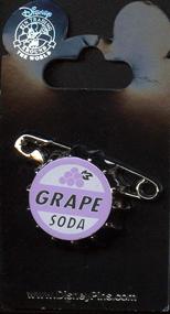 img 1 attached to 🎈 Disney Pin 79373 - Disney-Pixar's Up Ellie Badge - Grape Soda, Purple & White, 1x4x3