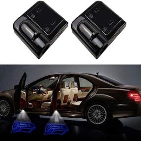 img 3 attached to 🚘 Wireless 3D Magnetic Car Door Step LED Welcome Logo Shadow Ghost Light Laser Projector Lamp - Blue Transformers Autobots