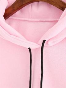 img 1 attached to 🧥 SweatyRocks Women’s Winter Color Block Fleece Hoodie: Stylish Long Sleeve Sweatshirt with Pockets for Extra Comfort