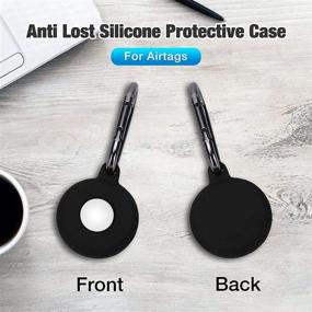 img 2 attached to Airtags Compatible Keychain Silicone Protective GPS, Finders & Accessories