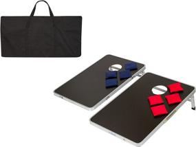 img 2 attached to Premium Aluminum Bean Bag Toss Corn Hole Game by Trademark Innovations