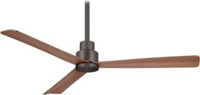 img 3 attached to 🌬️ Enhance Your Décor with the Minka-Aire 44" Oil-Rubbed Bronze Ceiling Fan