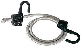 img 1 attached to 🔒 Adjustable Master Lock Bungee Cord with I-Beam Hook - 3039DAT