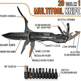 img 3 attached to 🔪 Мультиинструментное нож "Я ТЕБЯ ЛЮБЛЮ": Уникальные подарки для парня, мужа, папы и мужчин | Идеальные новогодние заполняющие носки, подарки на годовщину, День отца и день рождения | Валентинки, подарки-гаджеты для Дня Святого Валентина