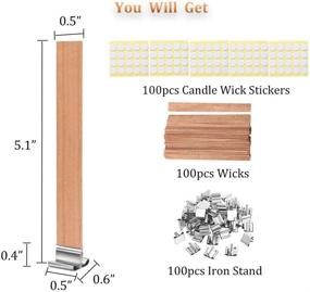 img 3 attached to Eage Smokeless Wicks Eco Friendly Natural Crafting