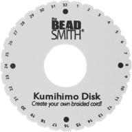 kumihimo disk 35mm hole diam logo