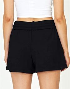 img 1 attached to 🩳 Women's Summer Cotton Shorts with Pockets - Comfy Casual Sweat Shorts for Workout and Running by Ezymall