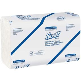 img 4 attached to 🧻 Scott 01960 SCOTTFOLD White Paper Towels, 7.8" x 12.4", 175 Towels per Pack - Case of 25 Packs