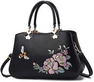 elda crossbody embroidery handbags shoulder women's handbags & wallets for satchels logo
