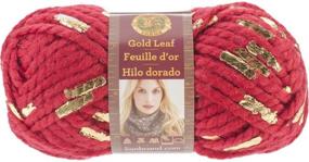 img 2 attached to Lion Brand Yarn 231-113 Gold Leaf 🦁 Yarn: Vibrant Red/Gold Blend for Stunning Craft Projects