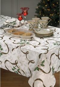 img 1 attached to 🎁 Elevate your holiday table décor with Lenox Holiday Nouveau Ribbon Runner