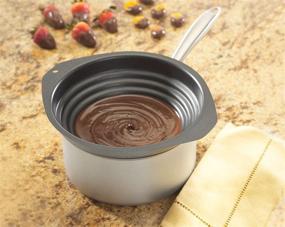 img 1 attached to 🍲 Nordic Ware Universal 8-Cup Double Boiler: Ideal for 2 to 4 Quart Sauce Pans