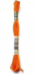 img 1 attached to 🎃 Pumpkin DMC Cotton Embroidery Floss