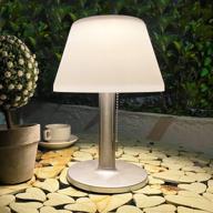 🌞 versatile led solar table lamp: 3-way dimmable for outdoor and indoor use - modern solar bedside lamp with pull chain for bedroom, living room, kids room, bookcase логотип