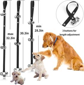 img 2 attached to 🐶 Yuntop Puppy Bells: Upgraded Doorbells for Potty Training and Outdoor Use - Premium Quality with Length Adjustment Snaps - Ideal for Dog Lovers