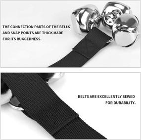 img 1 attached to 🐶 Yuntop Puppy Bells: Upgraded Doorbells for Potty Training and Outdoor Use - Premium Quality with Length Adjustment Snaps - Ideal for Dog Lovers