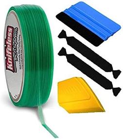 img 2 attached to 🔪 VViViD Knifeless Vinyl Wrap Cutting Tape Finishing Line 50M Plus 3M Toolkit: Enhance Precision and Efficiency with Blue & Yellow Squeegees and 2xBlack Felts