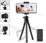 📷 beiyang flexible tripod for iphone and cameras - extendable phone holder for youtube video recording, compatible with iphone 7 plus, iphone xs max, iphone 12 pro, gopro, and all phones/cameras logo