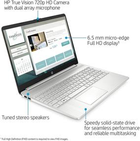 img 2 attached to 2021 HP 15 15.6-inch FHD Laptop, Hexa-Core AMD Ryzen 5 5500U up to 4.0GHz (Surpassing i5-10500H), 8GB DDR4 RAM, 256GB PCIe SSD, AC WiFi, Bluetooth 5, Type-C, Webcam, Windows 10, 64GB Flash Drive