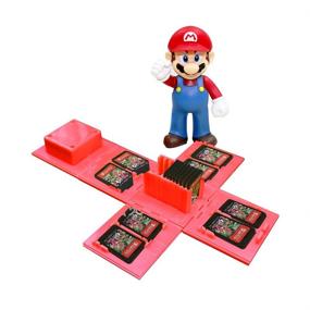 img 1 attached to 🎮 Dainslef Foldable Mario Game Storage Box: A Convenient Solution for Nintendo Switch Game Cards