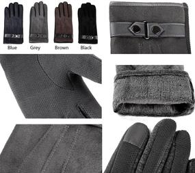 img 1 attached to Tomily Touchscreen Outdoor Cycling Men's Gloves & Mittens with Texting Feature