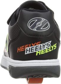 img 2 attached to 👟 Optimized Search: Little Black Green Flame Boys' Sneaker Shoes by HEELYS