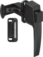 stanley hardware s124-943 cd1782 black coated light duty pushbutton latch: secure and sleek locking solution logo