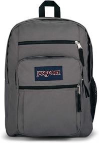 img 4 attached to JanSport Big Student Graphite Grey Backpacks in Casual Daypacks