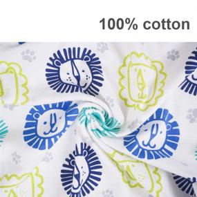 img 2 attached to 👶 Infant Nursery Swaddle Sleep Sack with Long Sleeves - Cotton Wearable Blanket for 3-6M Baby Sleeping, 6-12 Months Toddler Arms Wrap - Essential Baby Sleep Sack with Tog 1.0