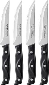 img 4 attached to Steak Knives MITUER Premium Stainless