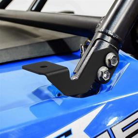 img 3 attached to 🚙 Spurtar Side Pillar Mounting Brackets - Ideal for UTV 2014-2019 Polaris RZR XP 900 1000 Off-Road LED Cube Pods Light Cage Roll Cage Bar Bracket