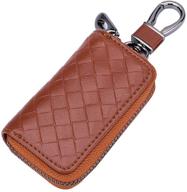 👝 genuine leather wallet keychain for men - stylish and practical accessories logo