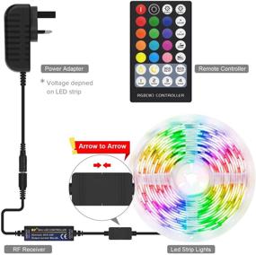 img 3 attached to BTF-LIGHTING Mini 5 PIN RGBW 5050 RGB+White RF Remote Controller 28 Keys for RGBW LED Strips DC12V/DC24V with Adjustable Speed, Brightness, Color, and Scene