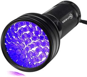 img 4 attached to Escolite Black Light UV Flashlight: Powerful 51 LED Ultraviolet Blacklight 🔦 Flashlight for Pet Urine Detection, Ideal for Use with Pet Odor Eliminator