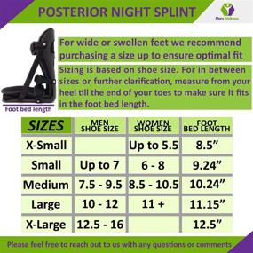 img 3 attached to 🦶 Medium Posterior Night Splint for Effective Plantar Fasciitis Relief