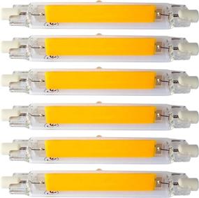 img 4 attached to 6 Pack - Halogen Replacement LED R7S 🔆 118mm Light Bulbs for Bright Work Landscape Flood Lighting